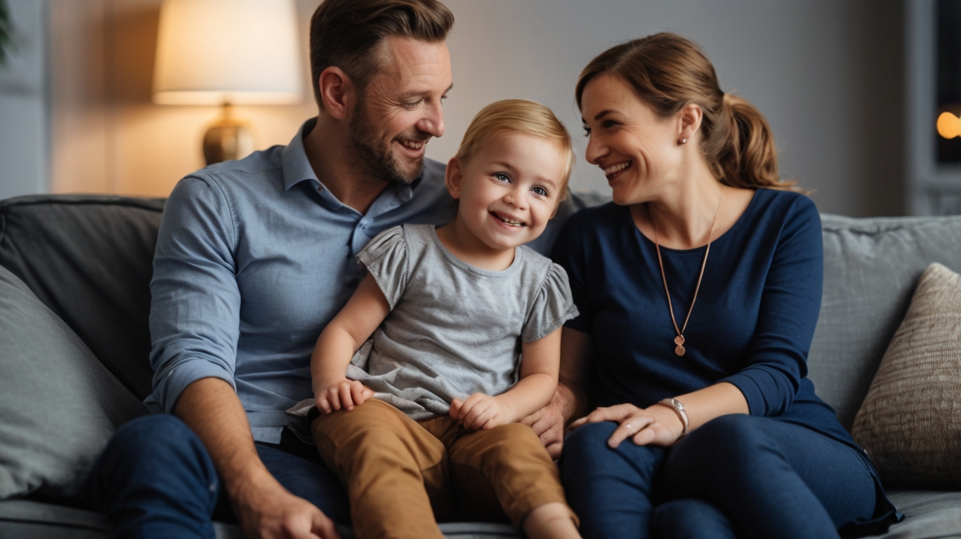 Family enjoying the local area